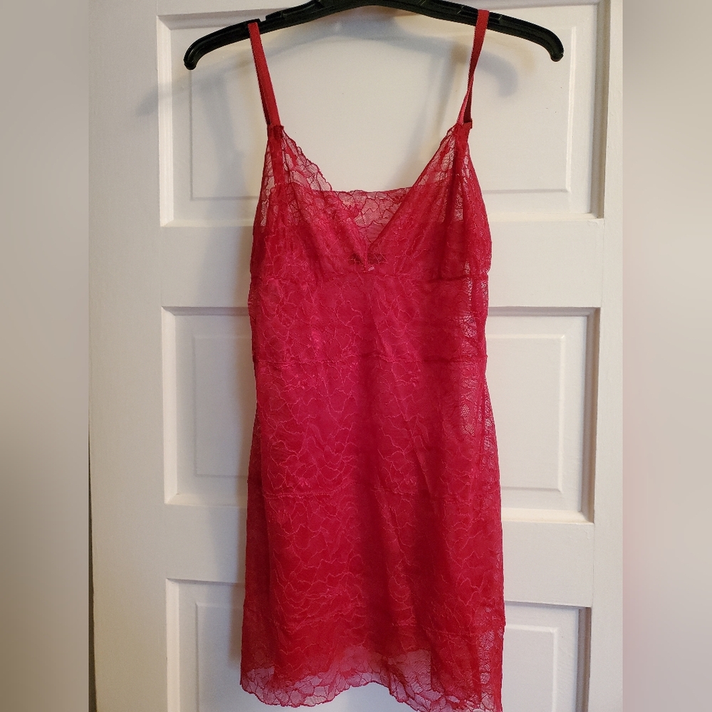 Red Lace Negligee